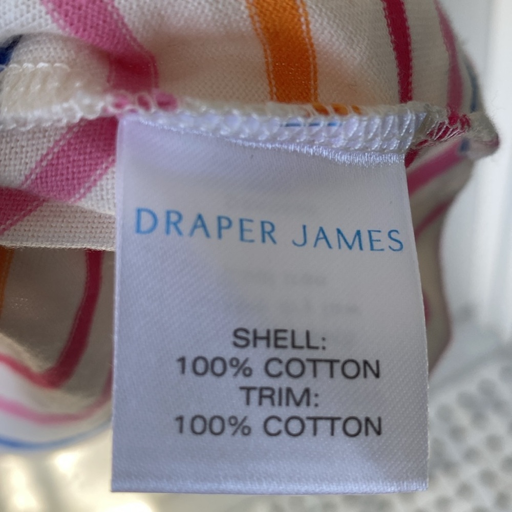 Draper James Drawstring Waist Multi-Colored Strip… - image 5
